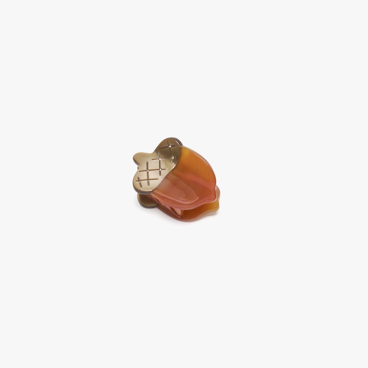 Acorn Mini Hair Claw Clip Cellulose Acetate Fall Accessory