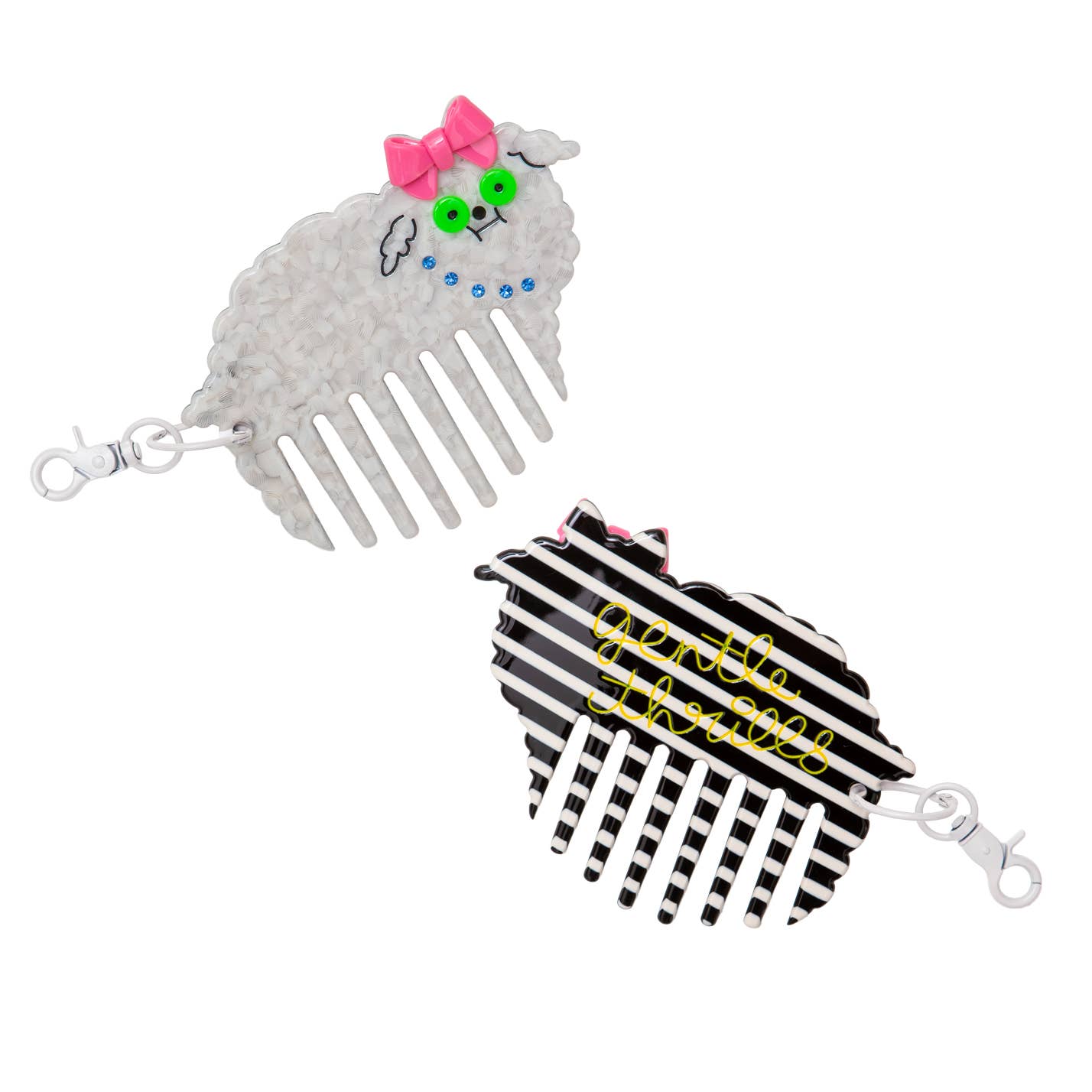 Poodle Comb Bag Charm