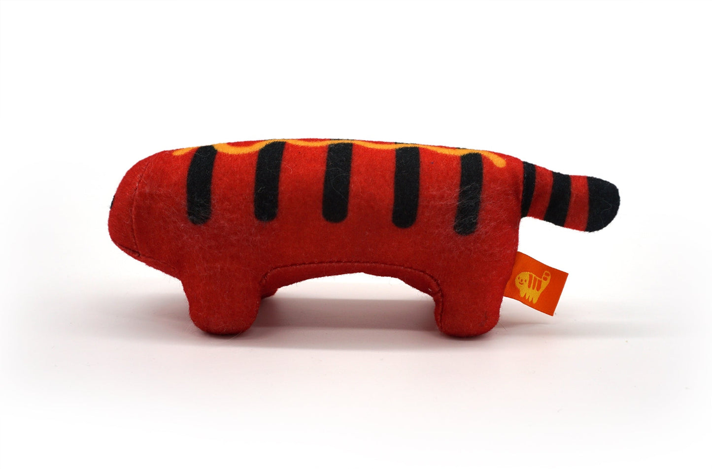 Hot Dog Puff Tiger Plush