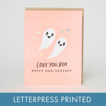 Love You, Boo. Happy Anniversary Card