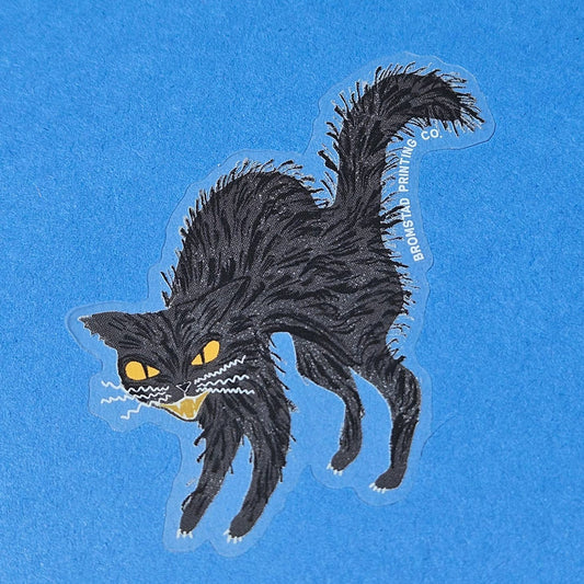 Scaredy Cat - Clear Sticker