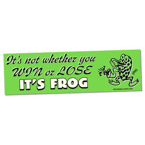 It's Frog Bumper Sticker
