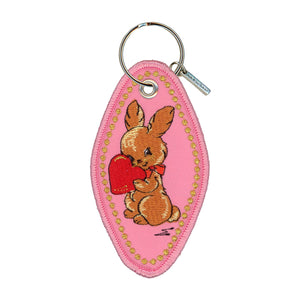 Wild At Heart Embroidered Keychain