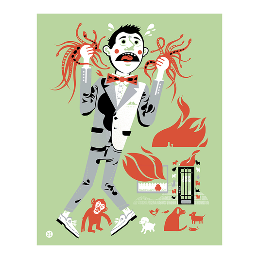 This Boy Is A Hero! 8x10 Screen Print