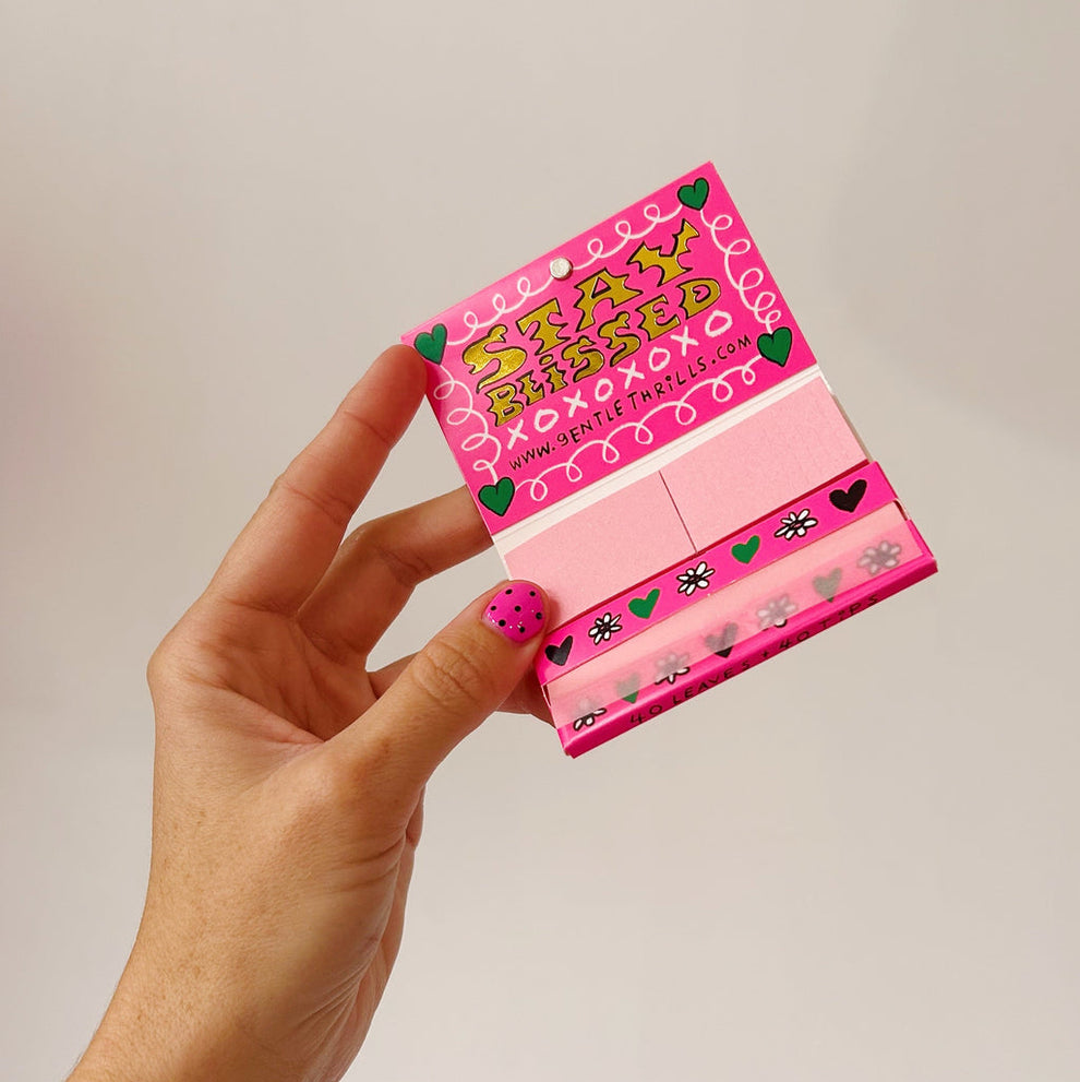 Gentle Thrills Hot Pink Rolling Papers – World Famous Original