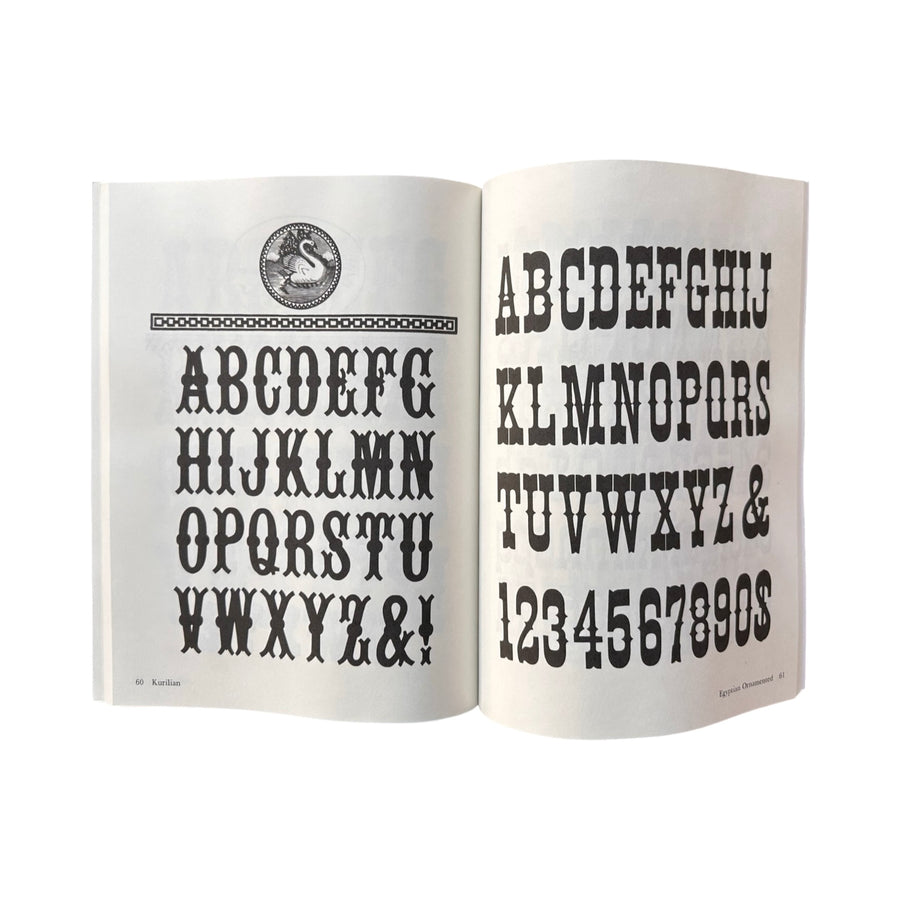 100 Wood Type Alphabets