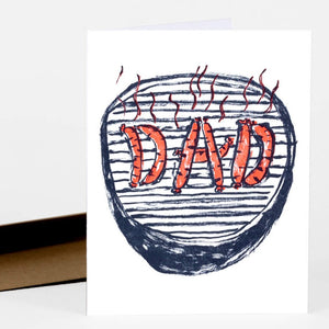 Dad Hot Dog Grill Father's Day Card