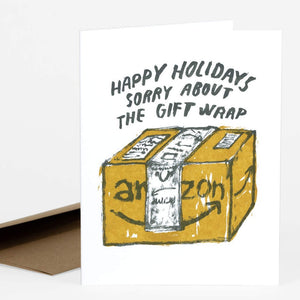 Sorry About The Giftwrap Holiday Card