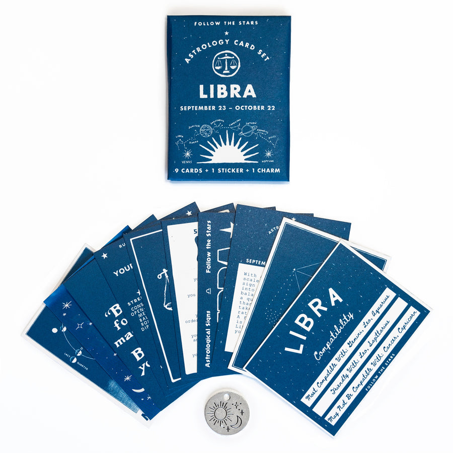 LIBRA (Sept 23 - Oct 22) ASTROLOGY CARD PACK