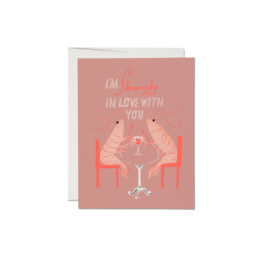 I'm Shrimply In Love Card
