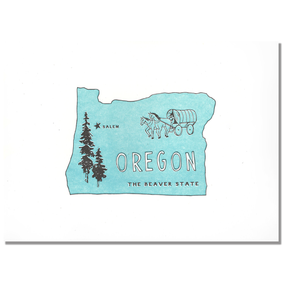 Oregon State Print : The Beaver State