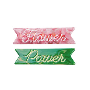 Flower Power Hair Clip Set