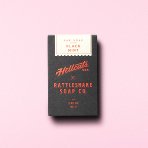 Hellcats x Rattlesnake Soap Co. Black Mint Bar Soap