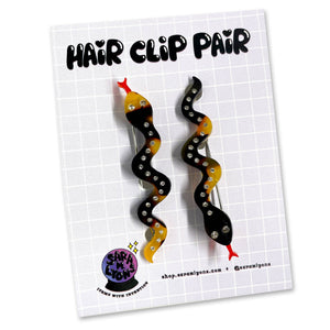 Natural Mini Magic Snakes Hair Clip Set