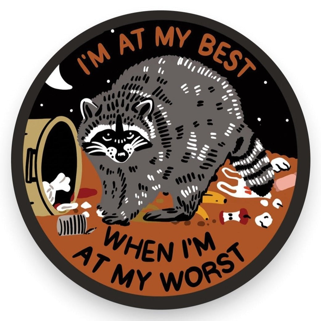 At My Best Vinyl Sticker