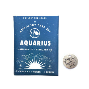 AQUARIUS (JAN 20 - FEB 18) ASTROLOGY CARD PACK
