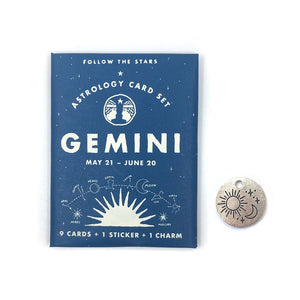 GEMINI (MAY 21 - JUNE 20) ASTROLOGY CARD PACK