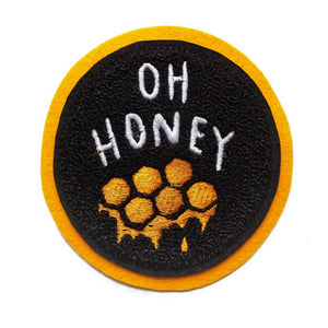 OH HONEY Chenille Patch