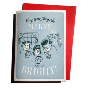 Phone Holidays Merry and Bright Card