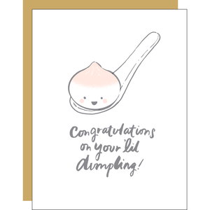 Congrats on your Lil Dumpling Card
