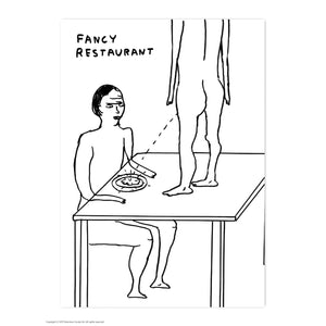 Fancy Restaurant Postcard
