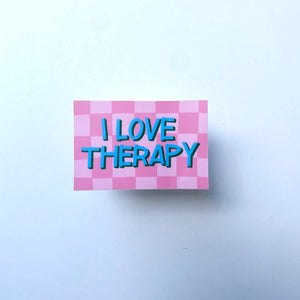 I Love Therapy Sticker