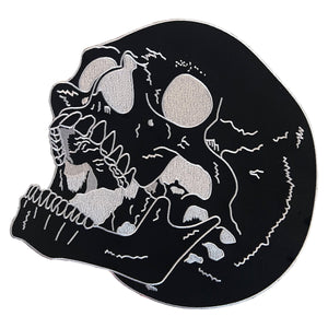 HUGE Reflective Skull Back Patch