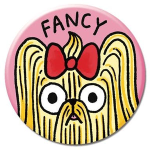 "Fancy" Best In Show Dog Button