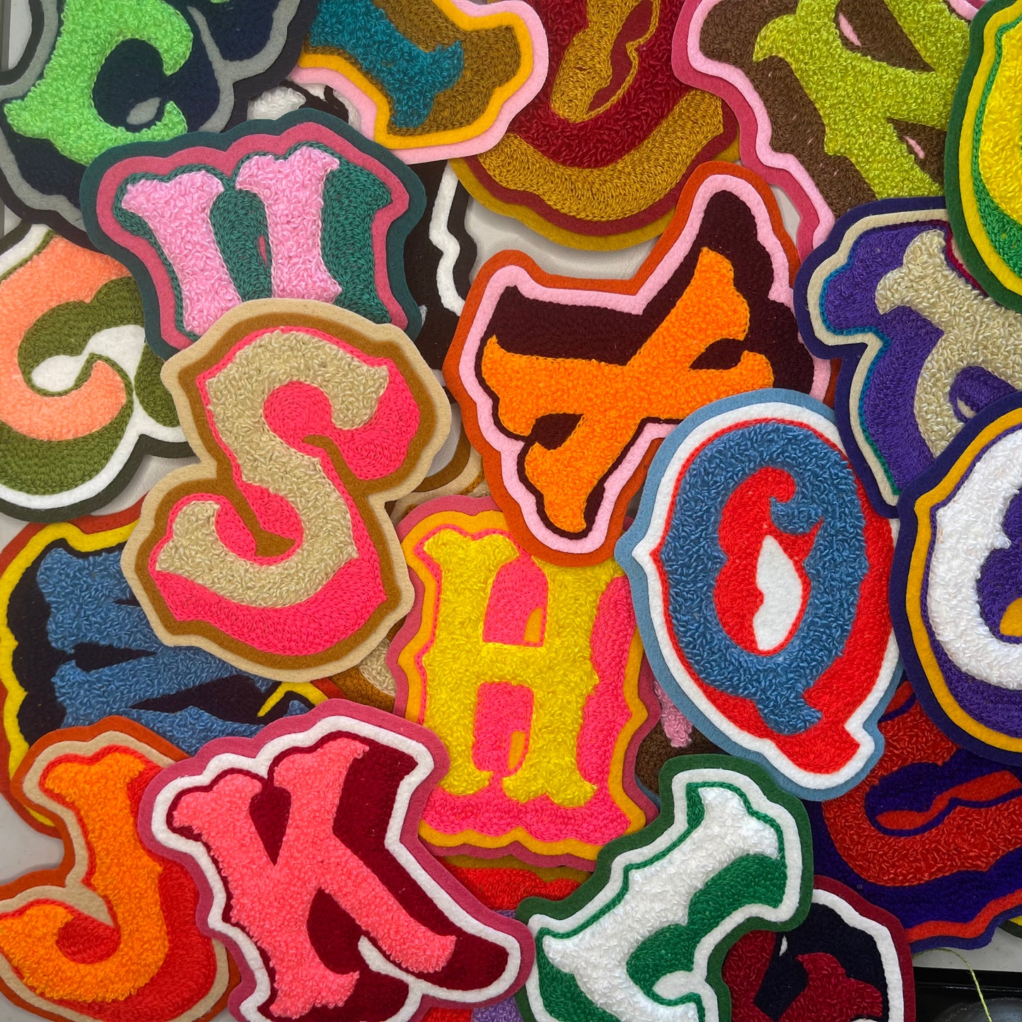 READY TO SHIP - Handmade Chenille Letters