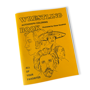 Wrestling Autograph Coloring BOok