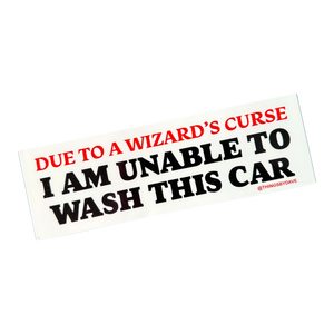 Wizard's Curse Sticker