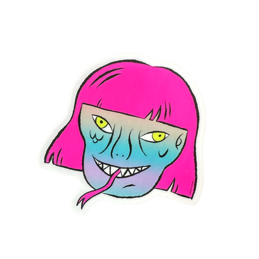 Lizard Girl Sticker