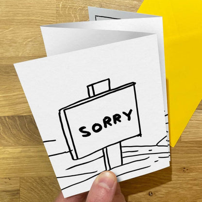 Sorry Concertina Card