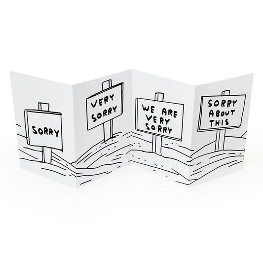 Sorry Concertina Card
