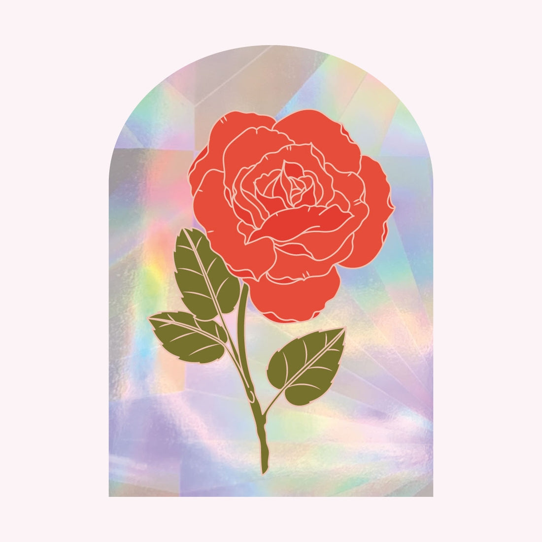 Suncatcher Rose Decal
