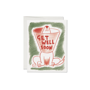 Get Well Soon (Dog Cone) Card