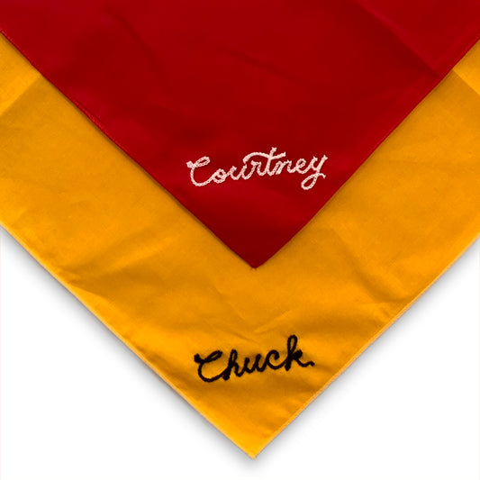 Bandana (with Custom Chainstitch)