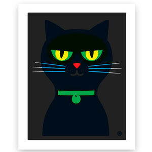 Shade Cat 8x10" Print