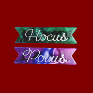 Hocus Pocus Alligator Hair Clip Set