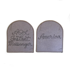 CUSTOM Gravestone Patch - World Famous Original