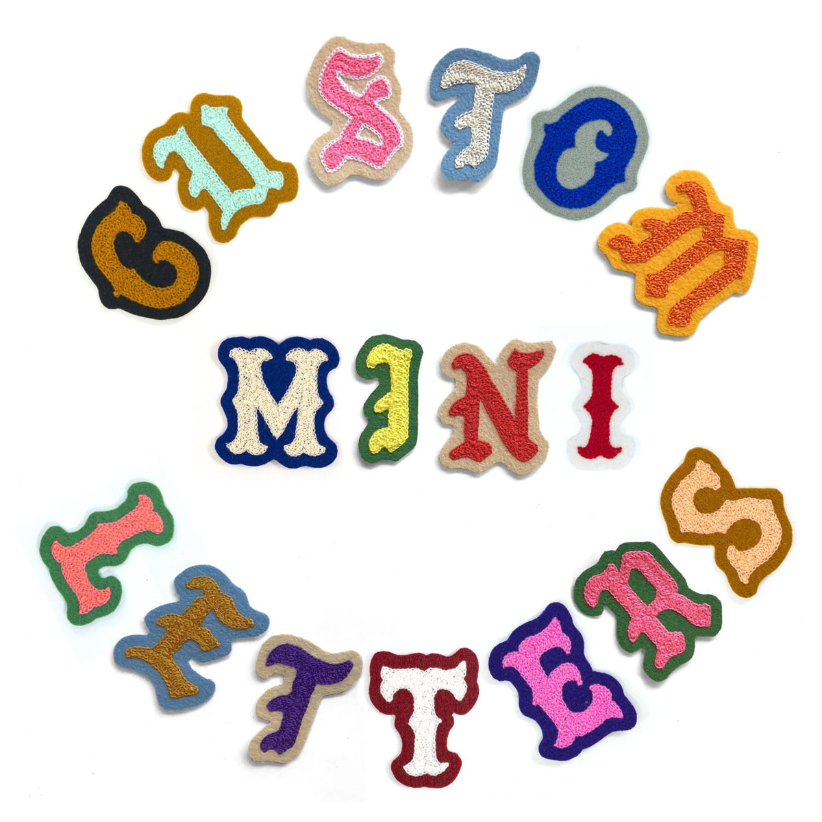 Custom Mini Chainstitch Letters - World Famous Original
