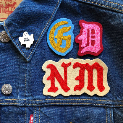 Custom Mini Chainstitch Letters - World Famous Original