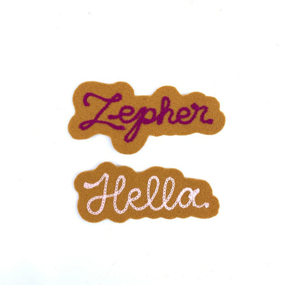 CUSTOM Mini Cut Felt Patches - World Famous Original