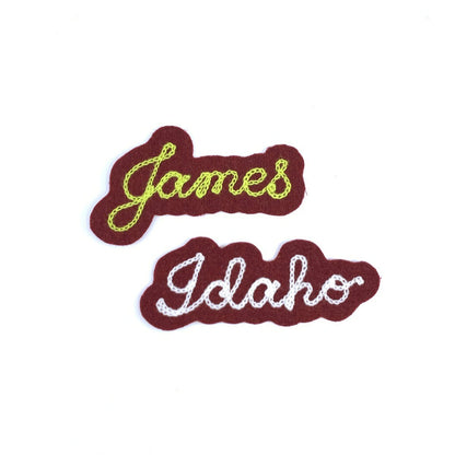 CUSTOM Mini Cut Felt Patches - World Famous Original