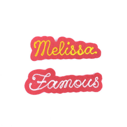 CUSTOM Mini Cut Felt Patches - World Famous Original