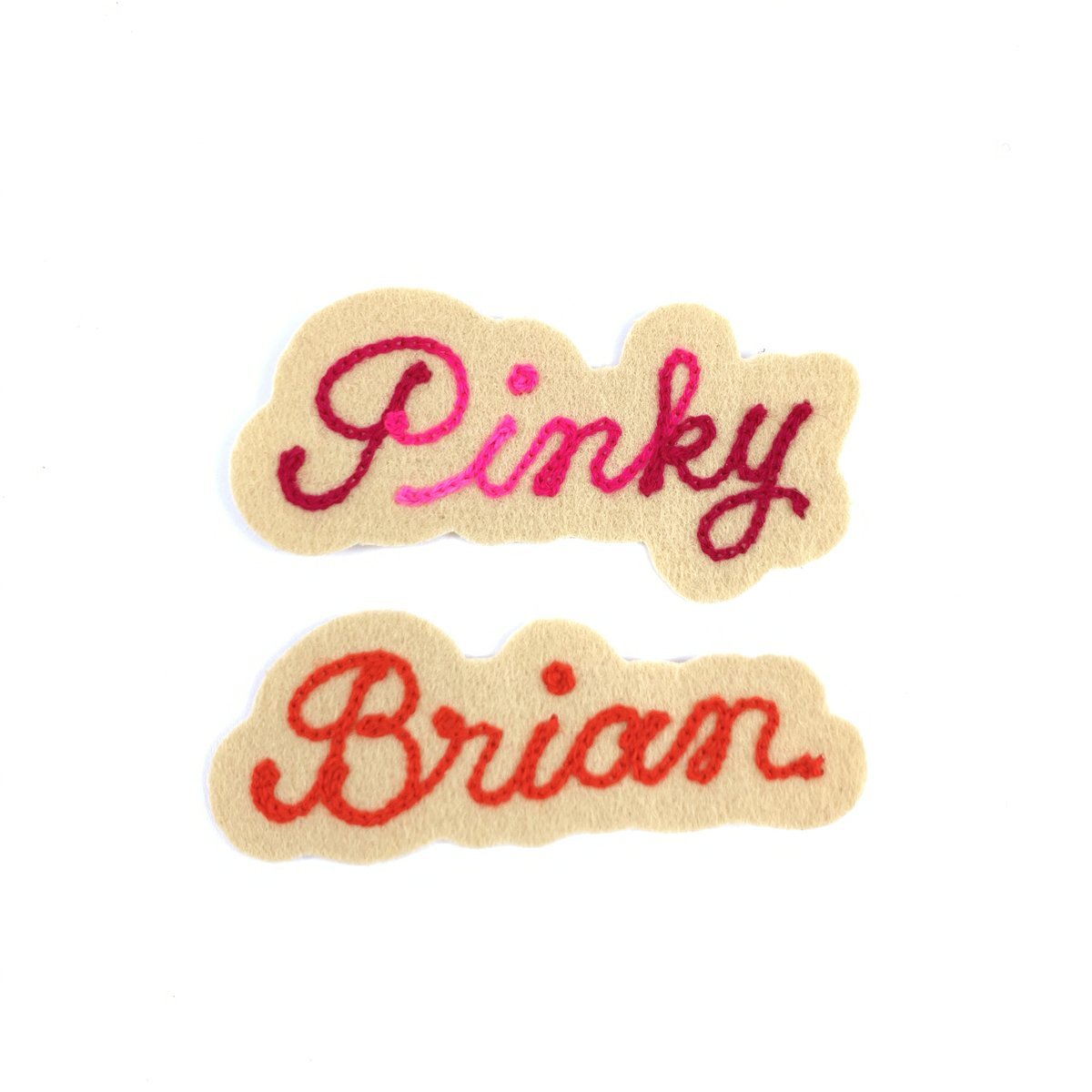 CUSTOM Mini Cut Felt Patches - World Famous Original