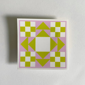 Modern Quilt Sticker