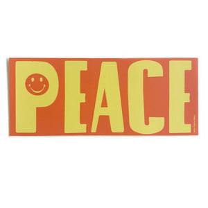Peace Sticker - Orange