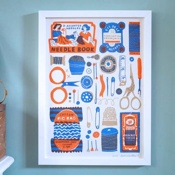 A3 Sewing Collection Riso Print