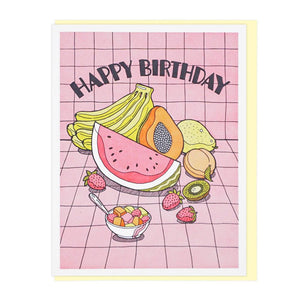 Fresh Fruit Birthday Card - World Famous Original